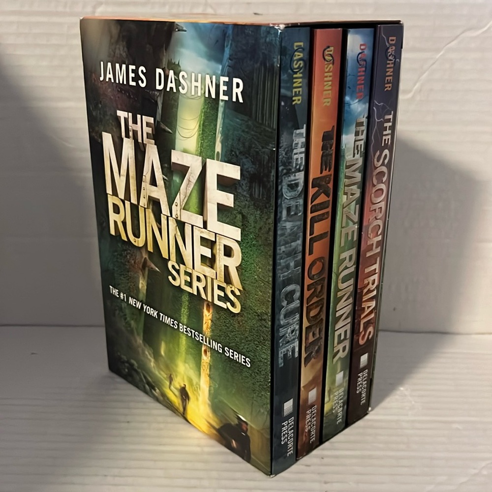 James Dashner The Maze Runner Series Collector's Edition Book Set 4 Paperback